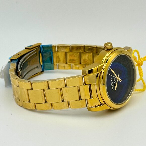 BRAND NEW Invicta Angel Peacock Feather Limited Edition High Polished Watch - Picture 7 of 10